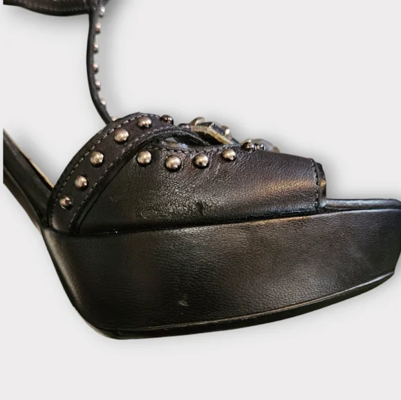 Miu Miu Black Studded Heels - Picture 11 of 11